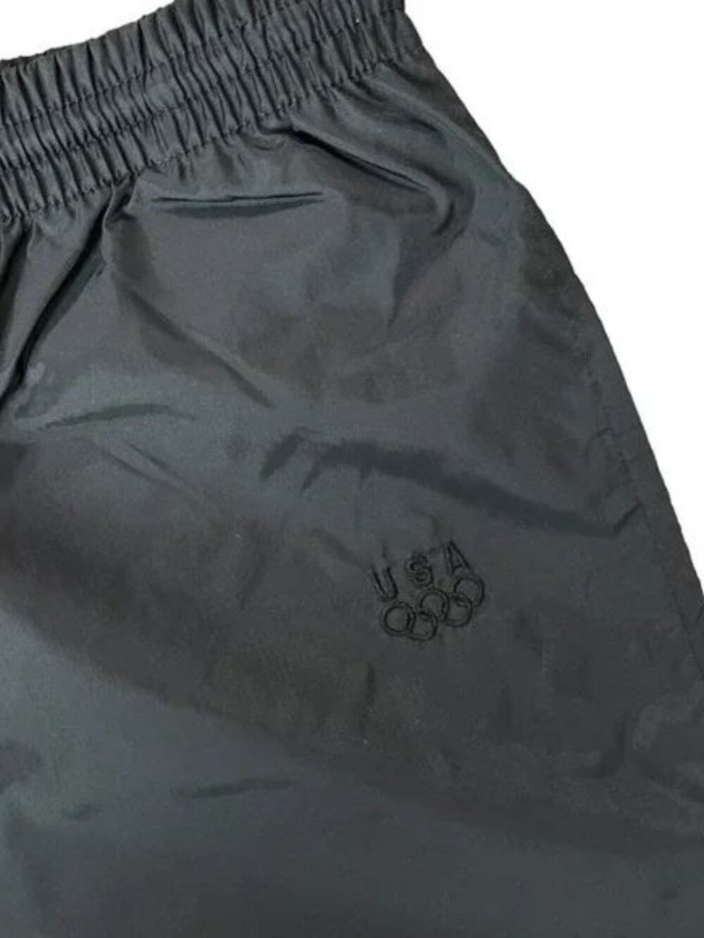 Vintage JC Penny USA Olympics Black Windpants Track Pants
